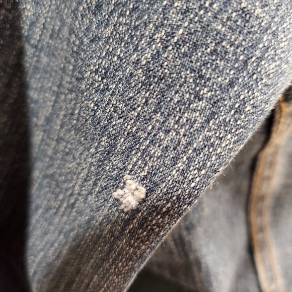 St. John's Bay Denim Jacket Size Med Stretch Button Blue Pockets Denim M - Picture 8 of 8